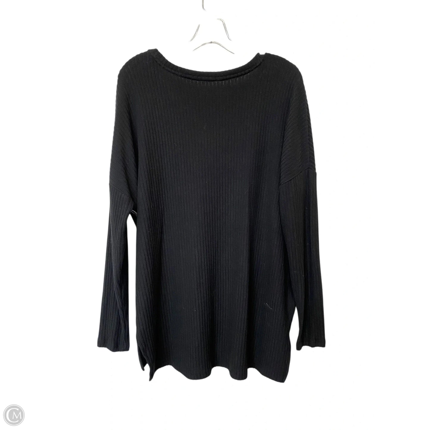 Top Long Sleeve Basic By Cme In Black, Size: M
