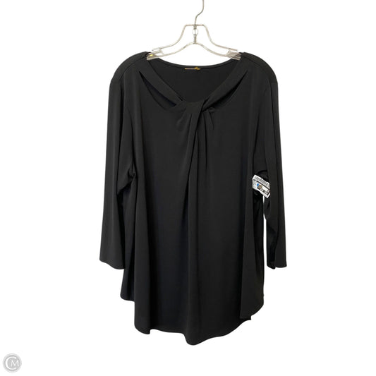 Top Long Sleeve Basic By Cme In Black, Size: M