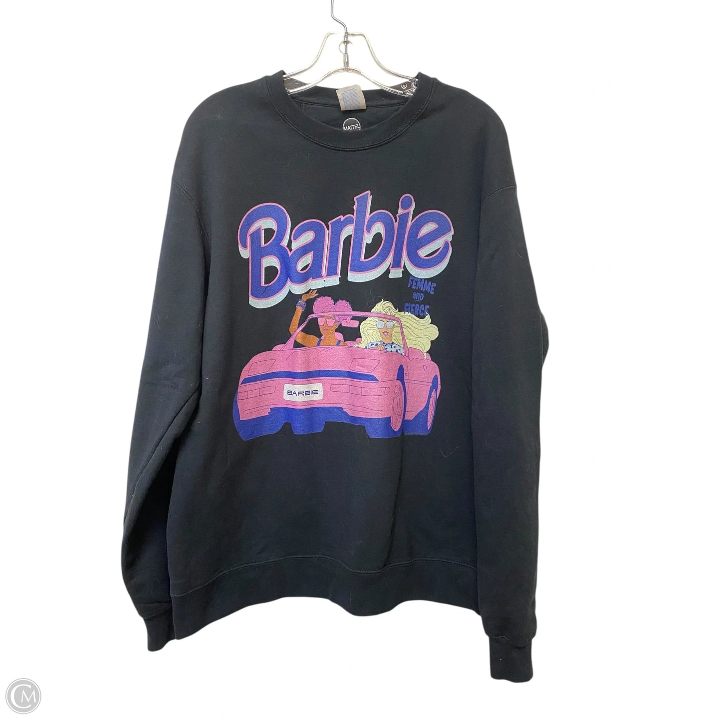 Sweatshirt Crewneck By Port & Company In Black, Size: L