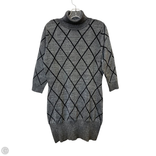 Dress Party Midi By Venus In Silver, Size: Xl