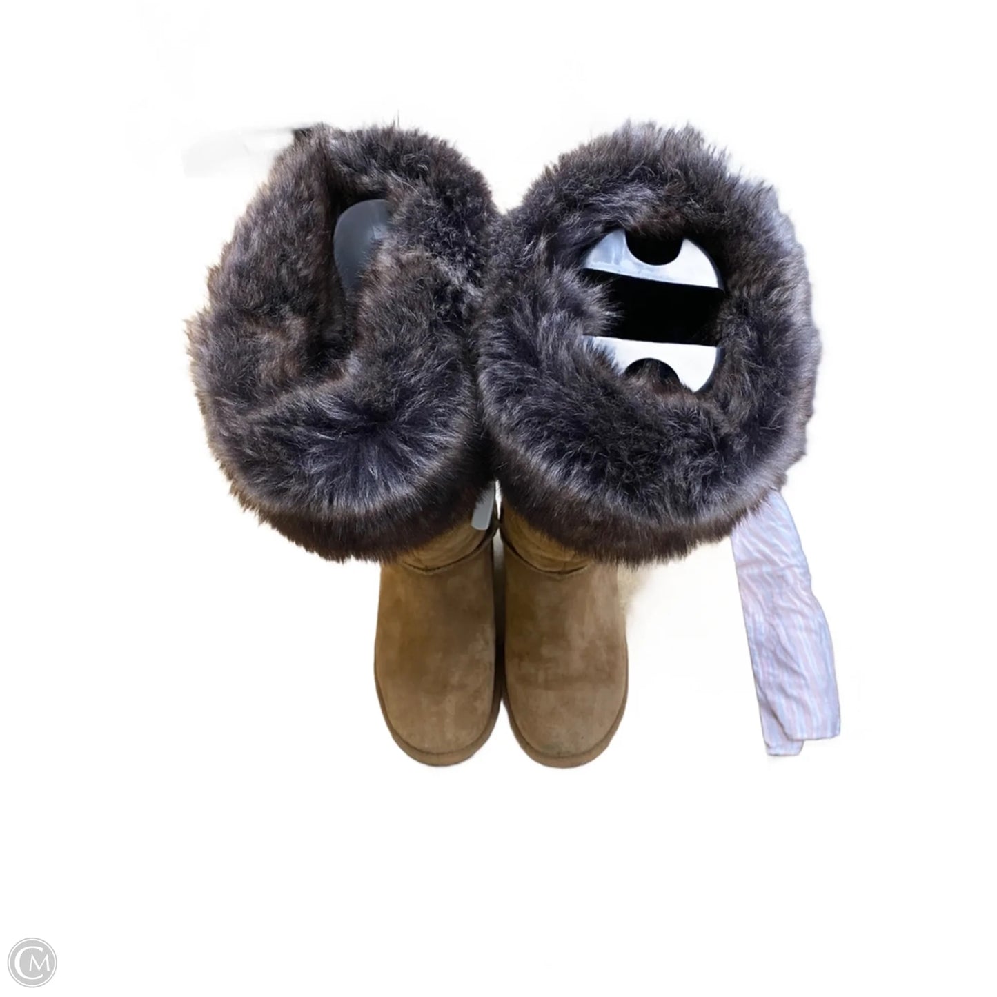 Boots Designer By Ugg In Brown, Size: 7