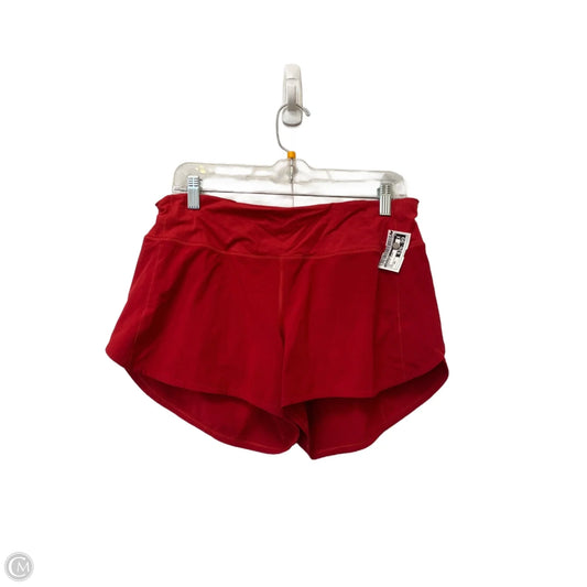 Athletic Skort By Lululemon In Red, Size: 10l