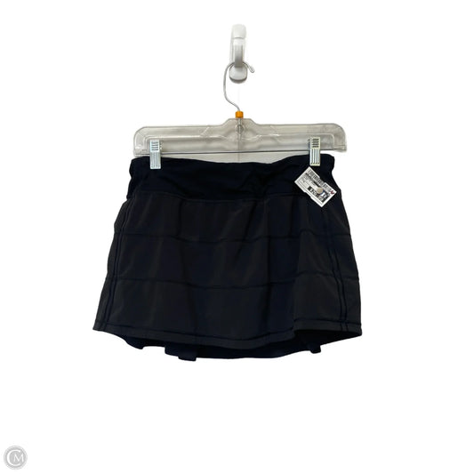 Athletic Skort By Lululemon In Black, Size: 6