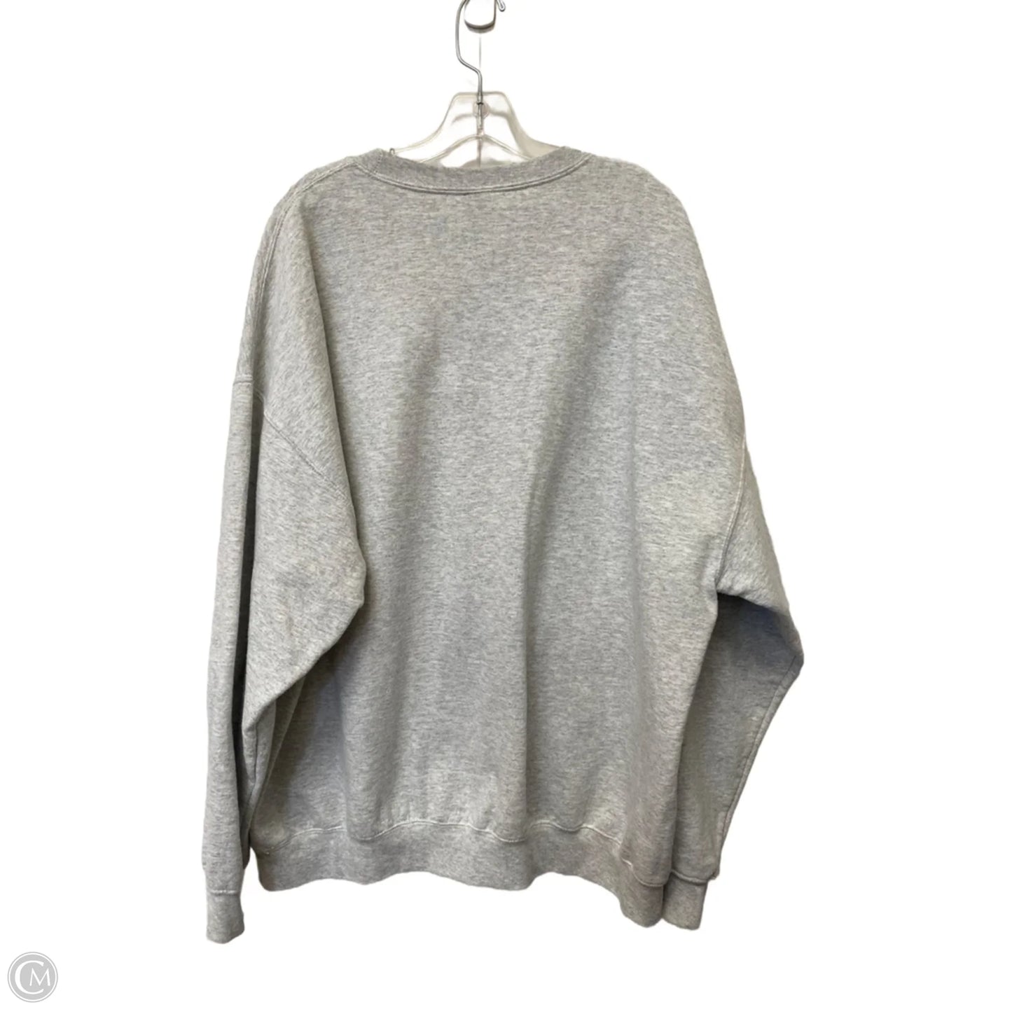 Sweatshirt Crewneck By Gildan In Grey, Size: 2x