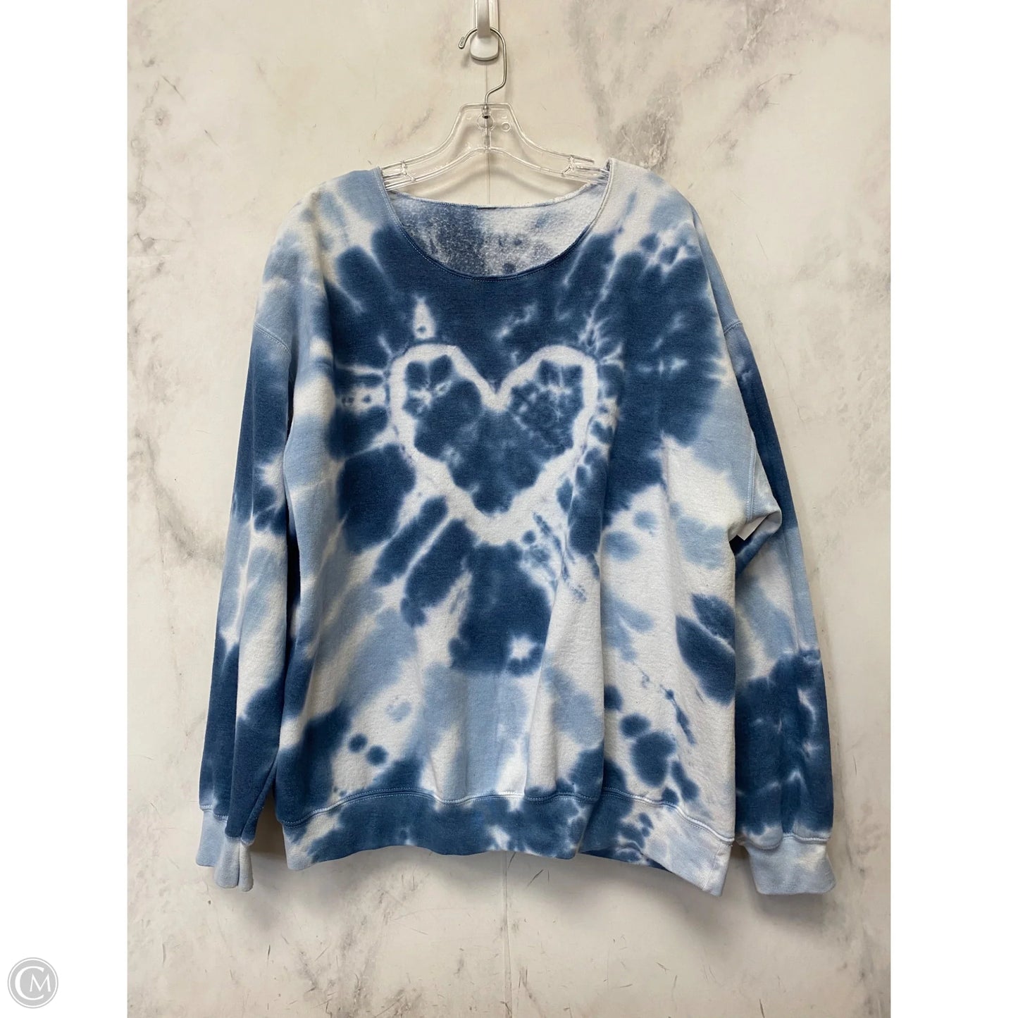 Sweatshirt Crewneck By Cme In Tie Dye Print, Size: Xl
