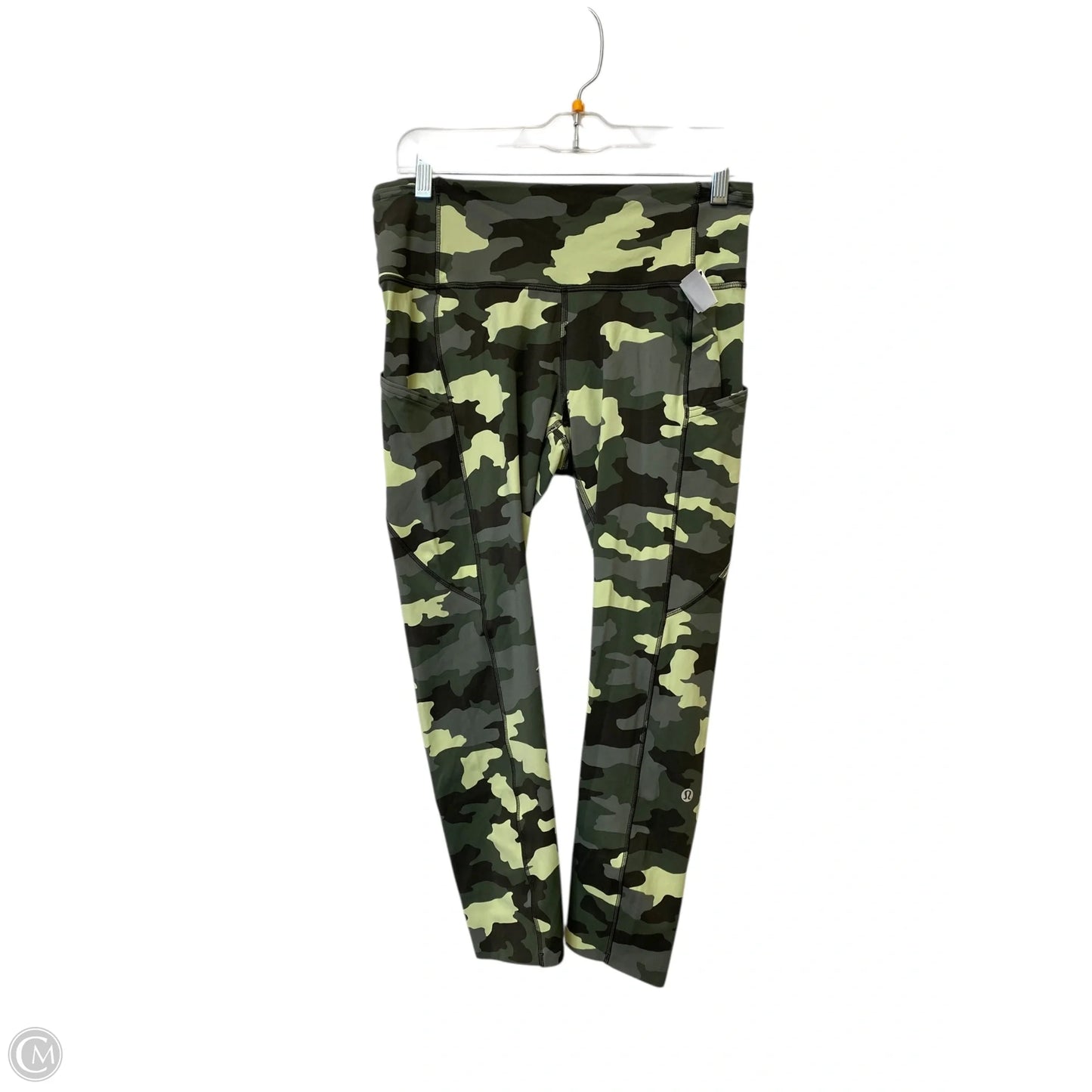 Athletic Leggings By Lululemon In Green, Size: 8