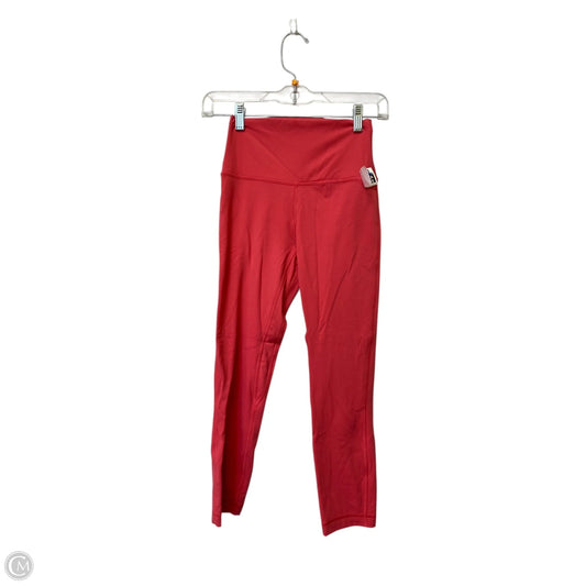 Athletic Leggings By Lululemon In Pink, Size: 4