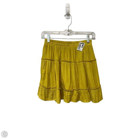 Skirt Mini & Short By Heyson In Yellow, Size: S