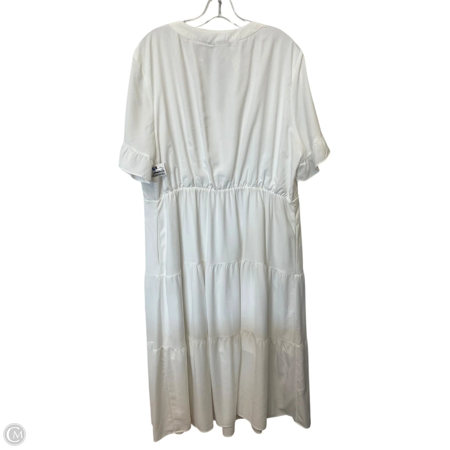 Dress Casual Maxi By Btfbm In White, Size: Xxl