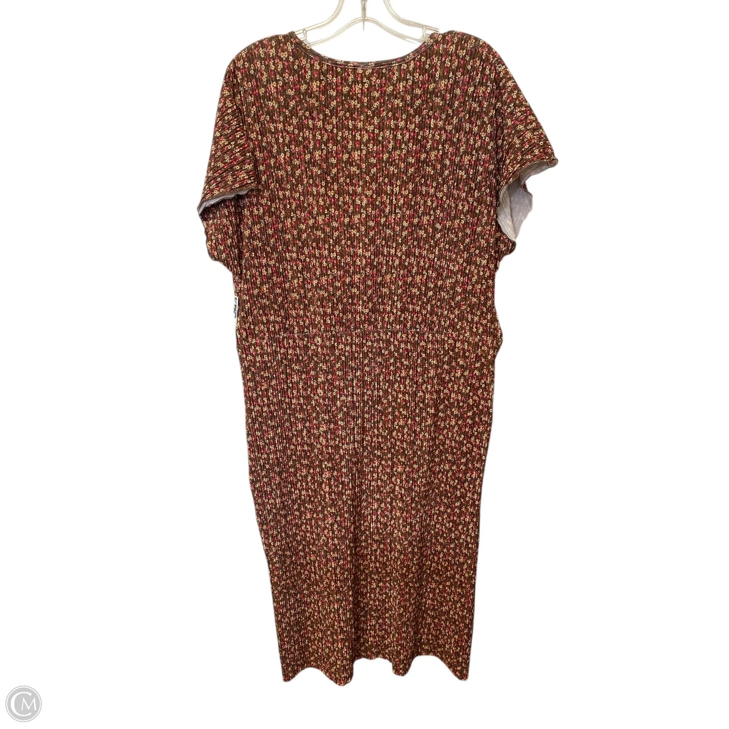 Dress Casual Midi By Serra In Floral Print, Size: Xl