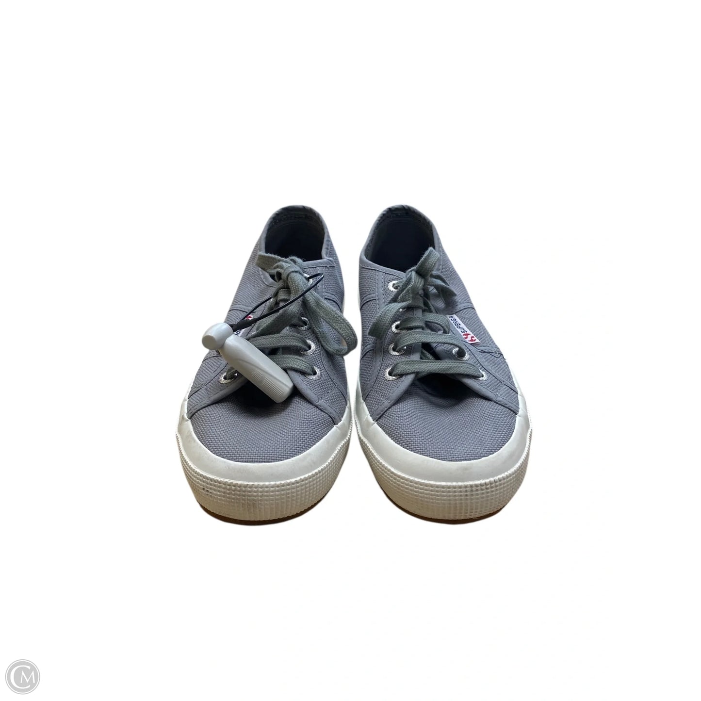 Shoes Flats By Superga In Grey, Size: 7.5
