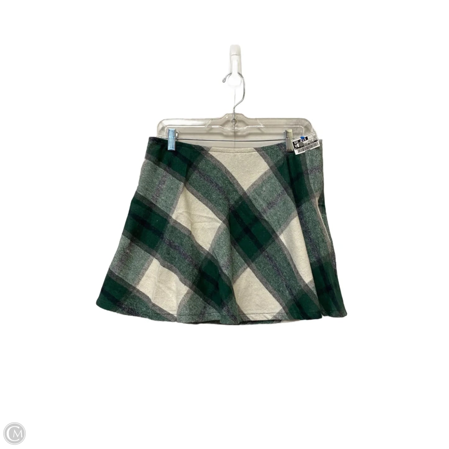 Skirt Mini & Short By Clothes Mentor In Plaid Pattern, Size: L