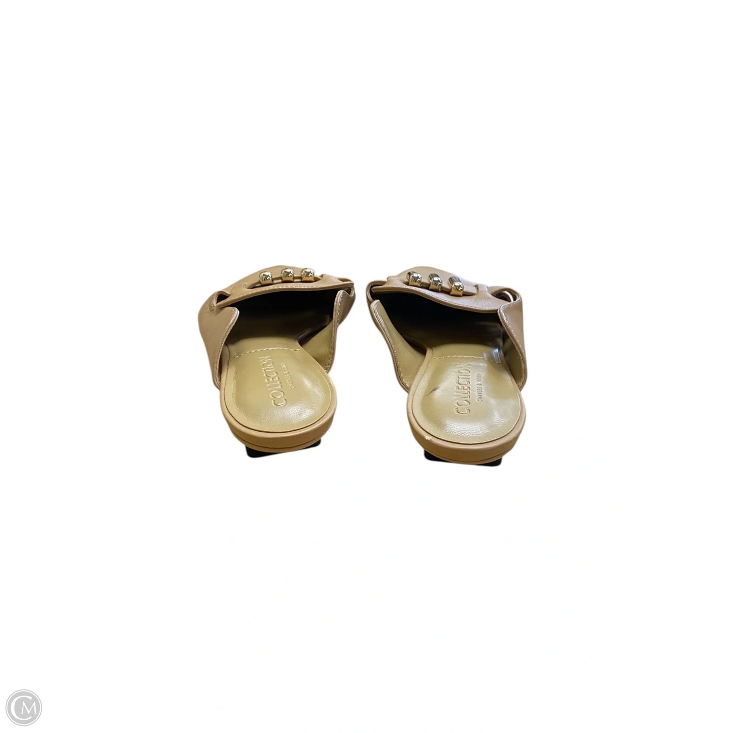 Shoes Heels Kitten By Clothes Mentor In Tan, Size: 5
