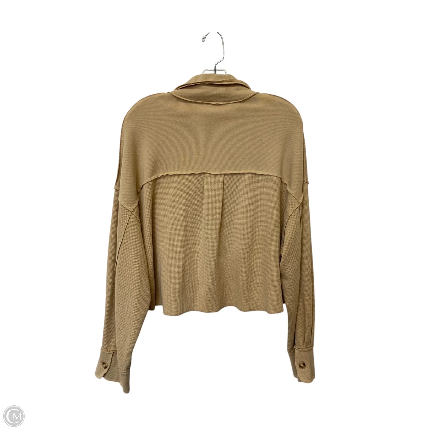 Top Long Sleeve By Illa Illa In Tortoise Shell Print, Size: S
