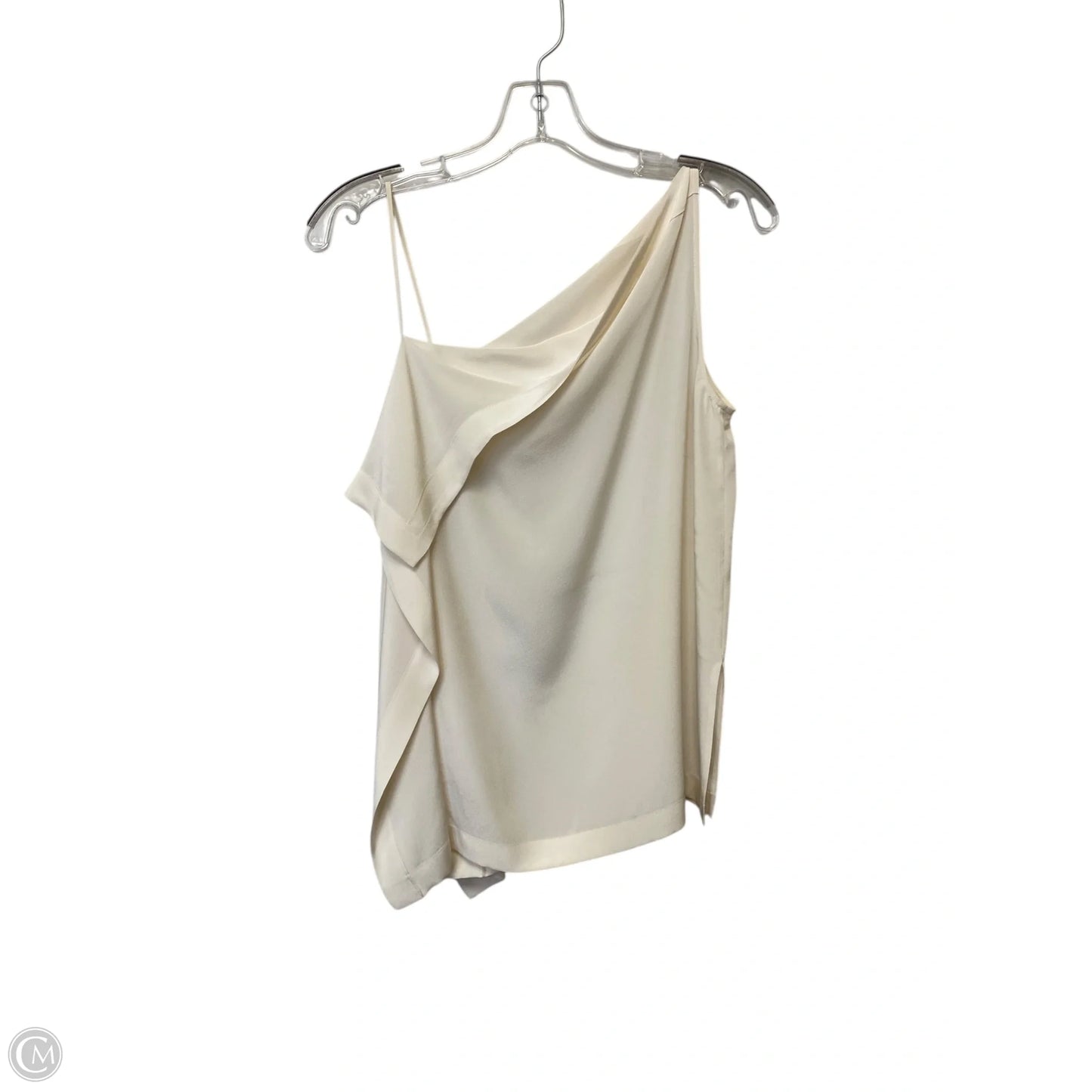 Top Sleeveless By Clothes Mentor In Cream, Size: 4