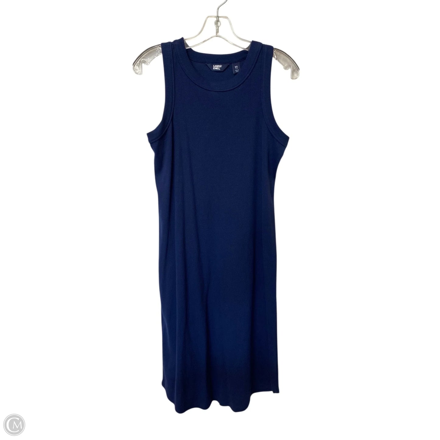 Dress Casual Maxi By Lands End In Blue, Size: Xs