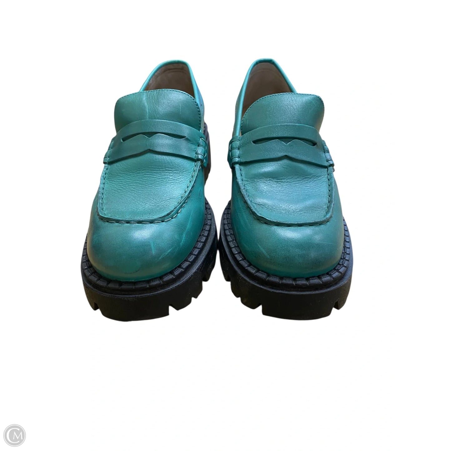 Shoes Heels Platform By Free People In Blue, Size: 8.5