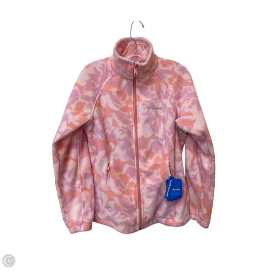 Jacket Fleece By Columbia In Pink, Size: M