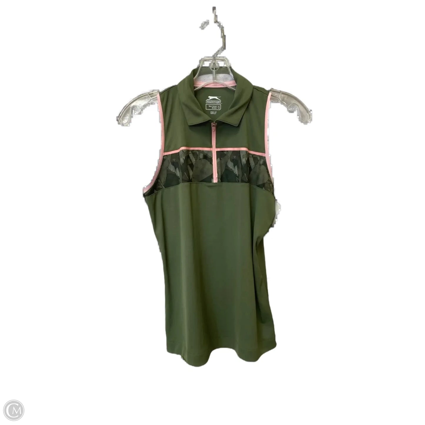 Athletic Tank Top By Slazenger In Green, Size: S