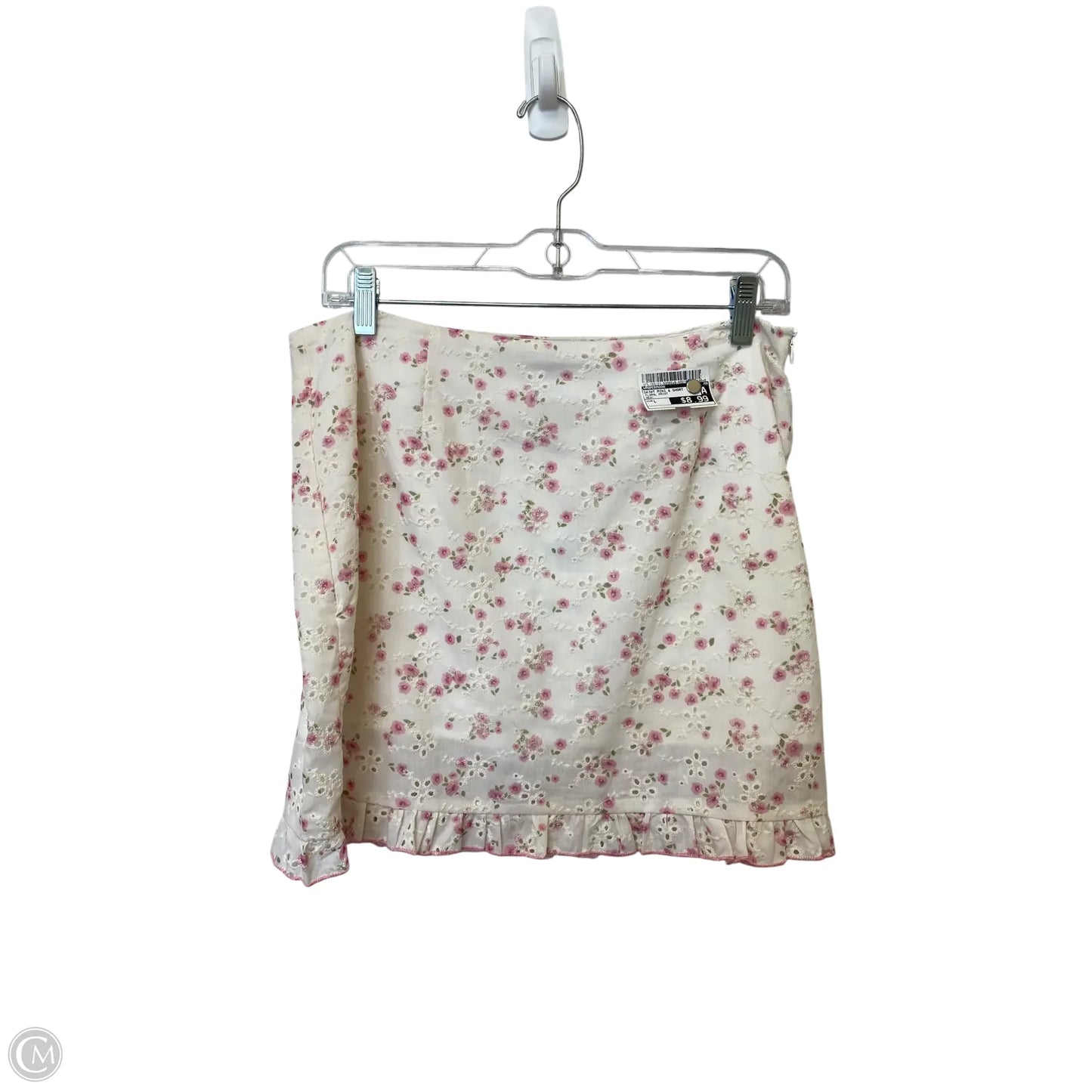 Skirt Mini & Short By Papermoon In Floral Print, Size: L