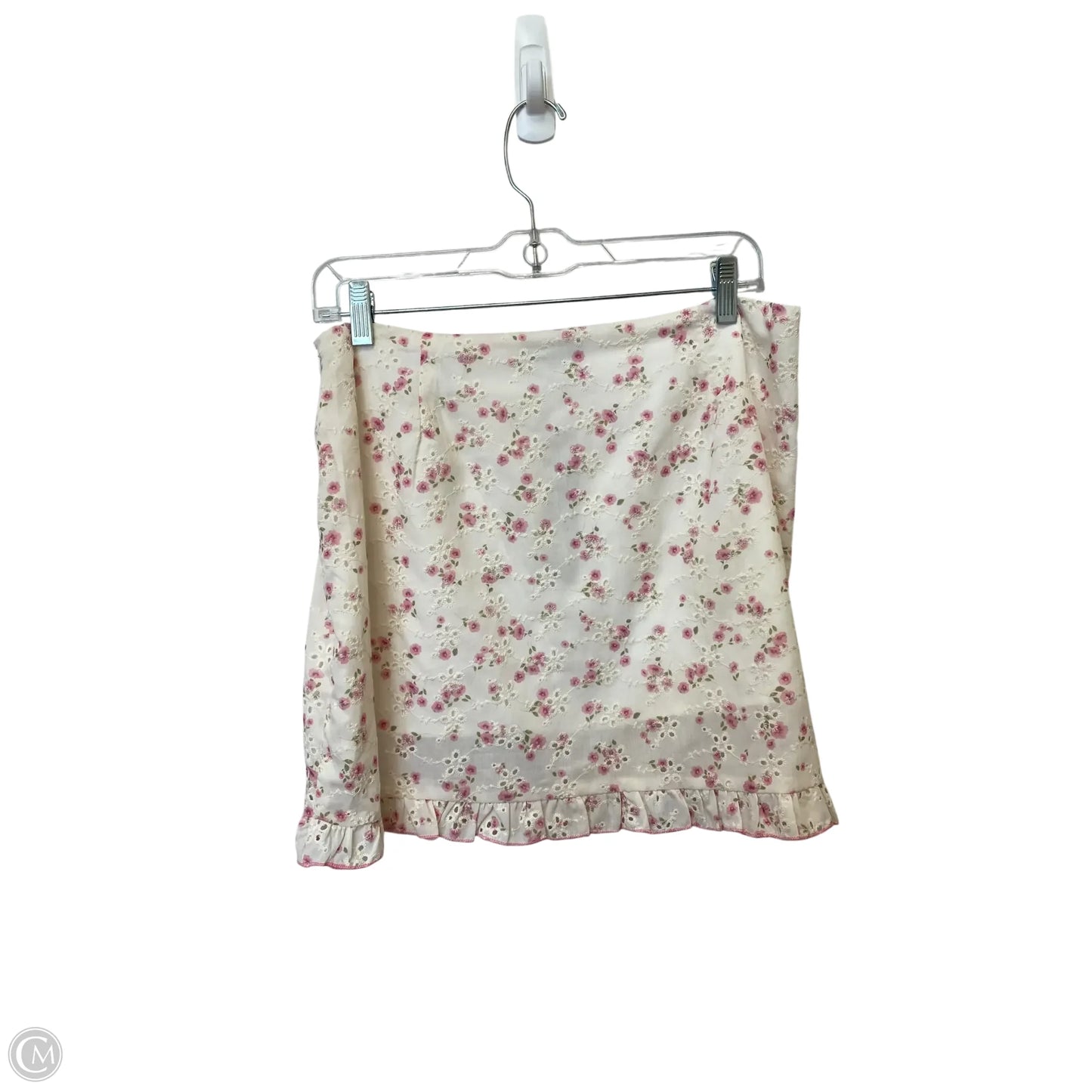 Skirt Mini & Short By Papermoon In Floral Print, Size: L