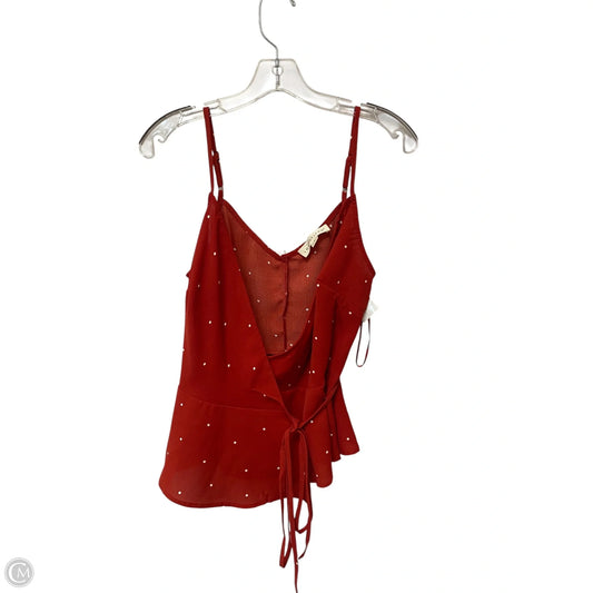 Top Sleeveless By Lovestitch In Red, Size: S