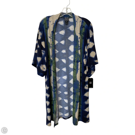 Shawl By Clara Sun Woo In Blue & Green, Size: M