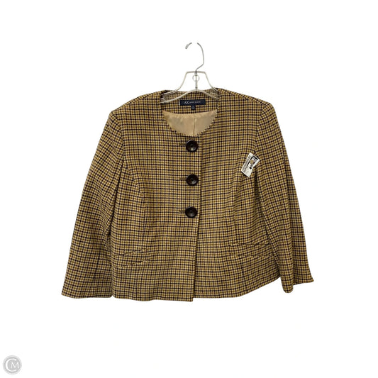 Jacket Other By Anne Klein In Plaid Pattern, Size: 12