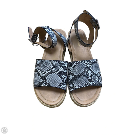 Sandals Heels Block By Cme In Beige, Size: 7.5