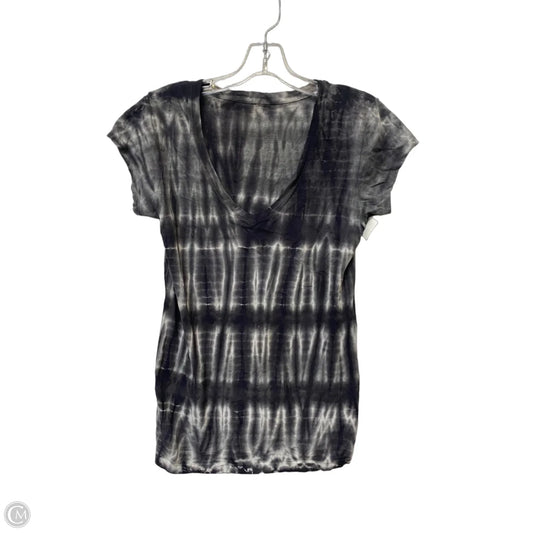 Top Short Sleeve By Cme In Tortoise Shell Print, Size: L