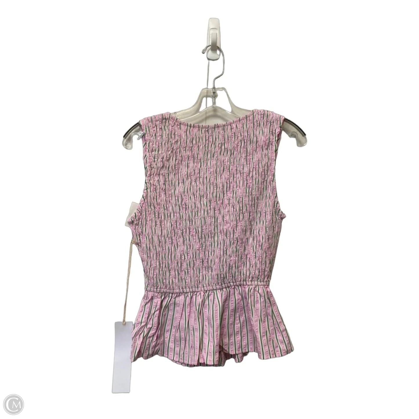 Top Sleeveless By Lumiere In Striped Pattern, Size: S