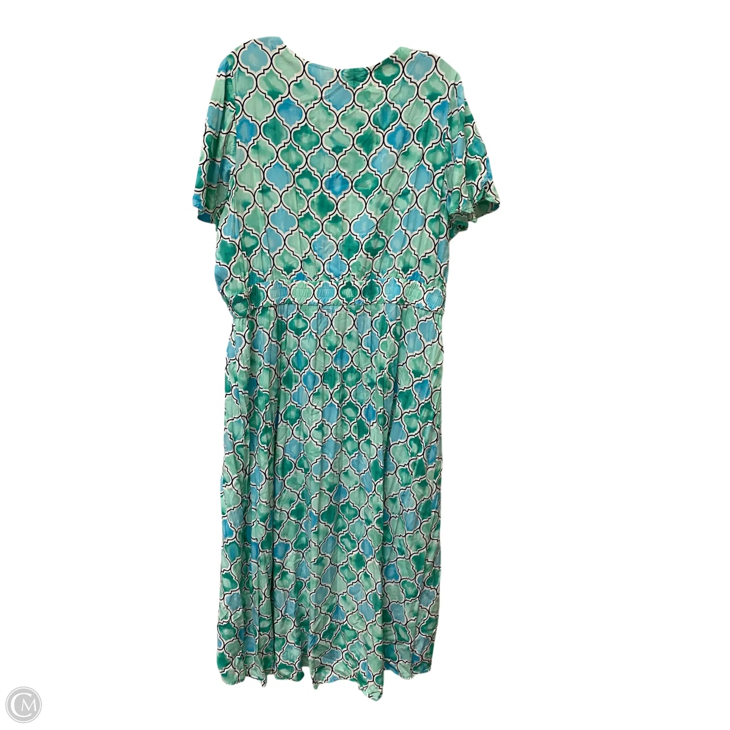 Dress Casual Maxi By Tommy Bahama In Blue, Size: Xl