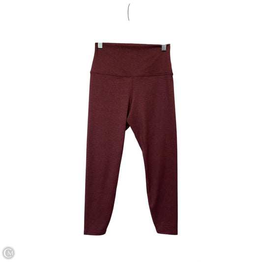 Athletic Leggings By Quince In Red, Size: S