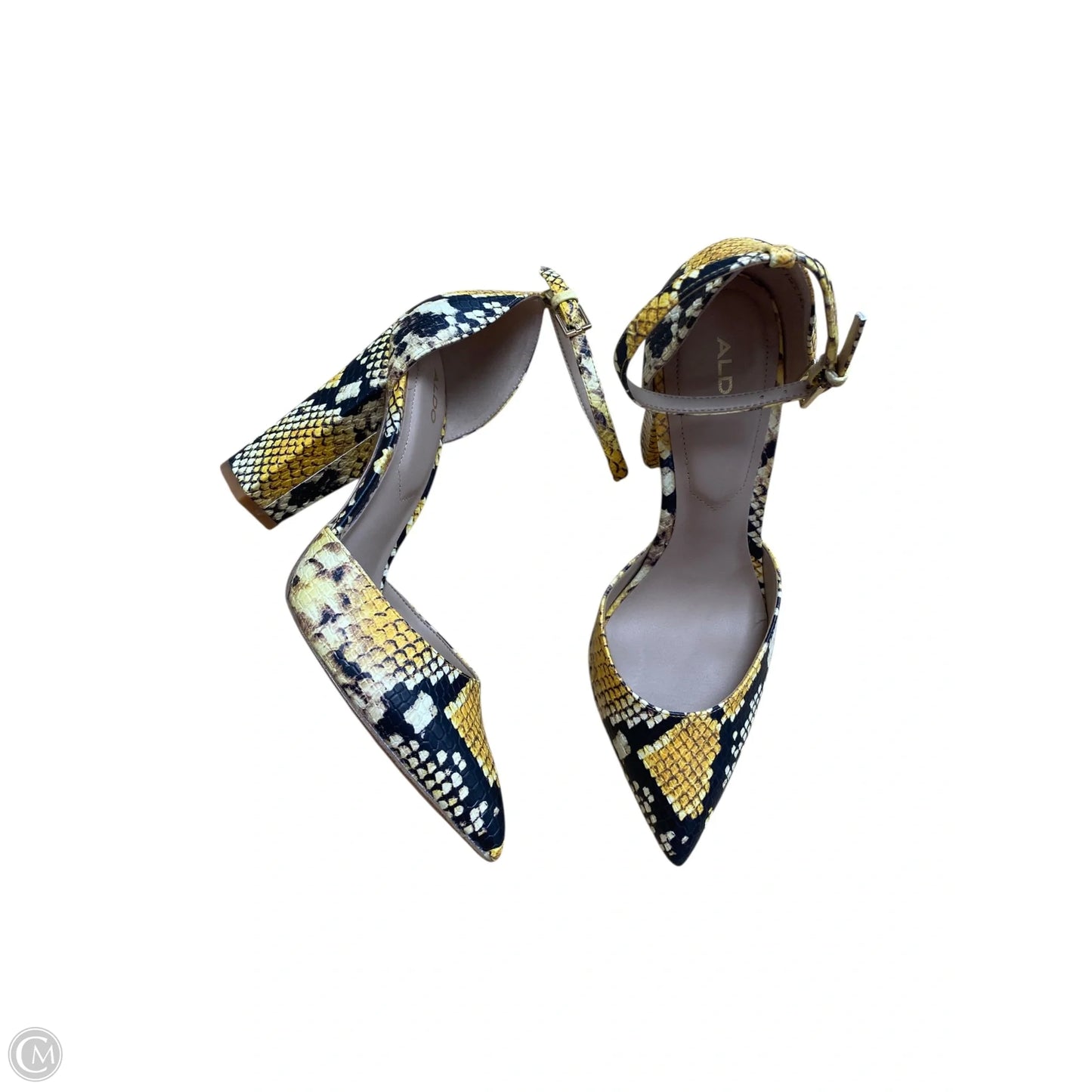 Shoes Heels Block By Aldo In Snakeskin Print, Size: 8