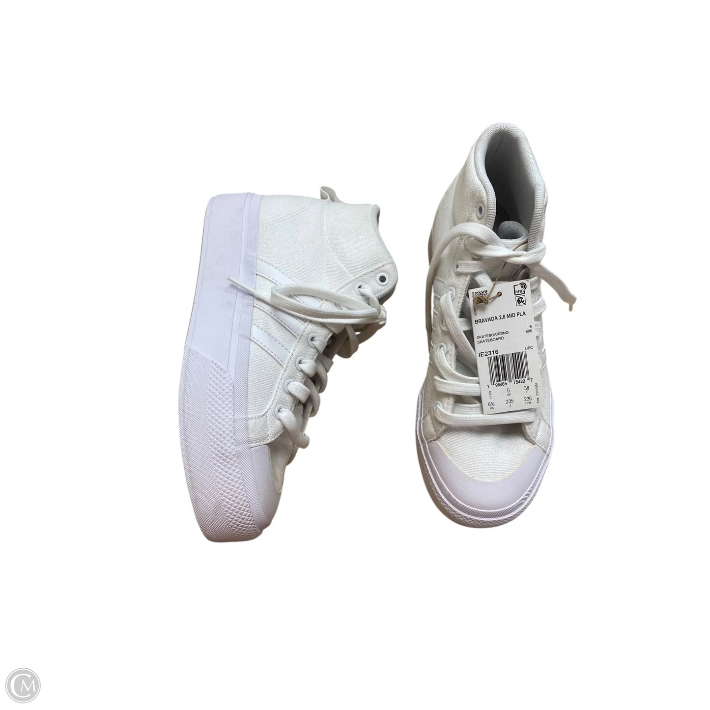 Shoes Sneakers By Adidas In White, Size: 6.5