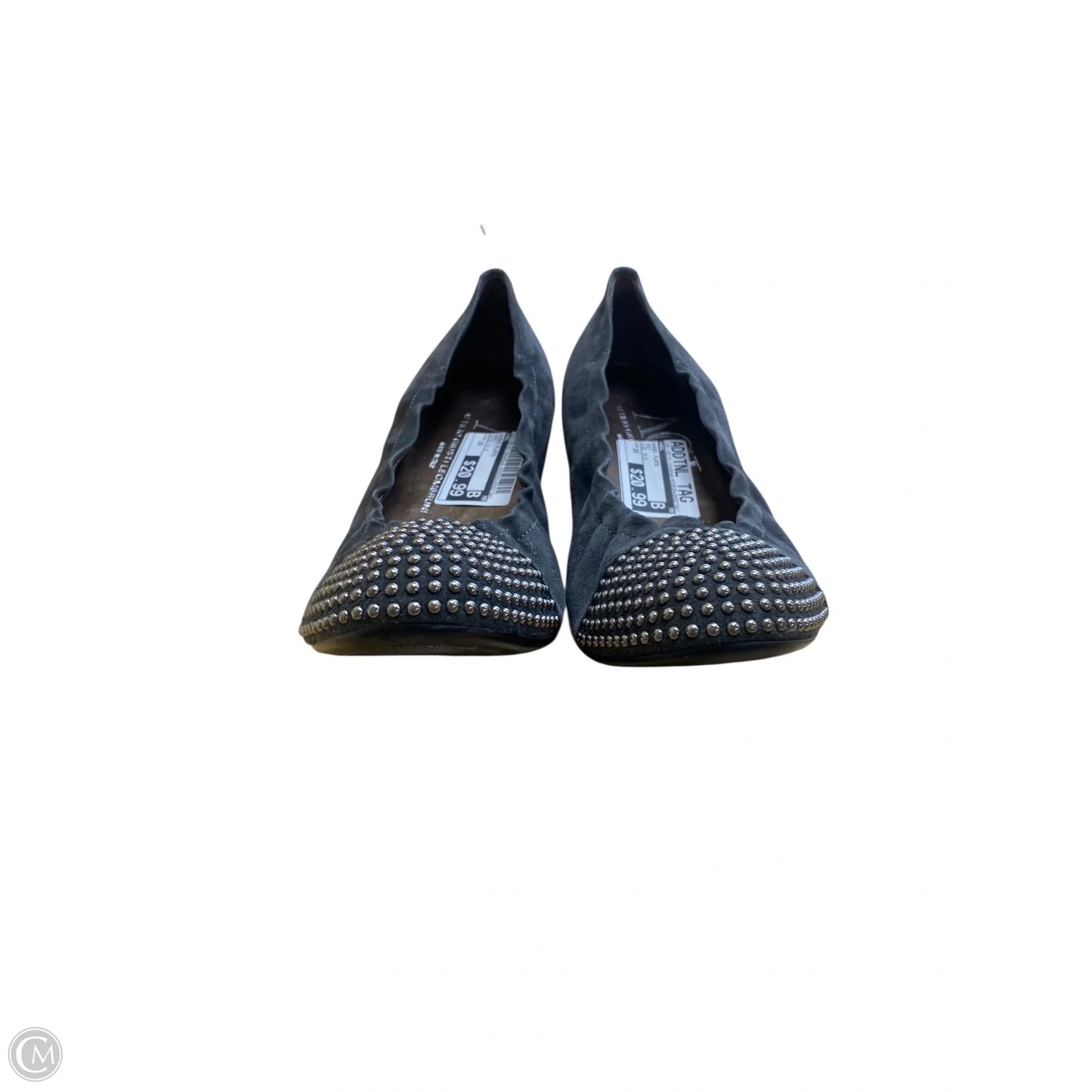 Shoes Flats By Agl In Grey, Size: 10