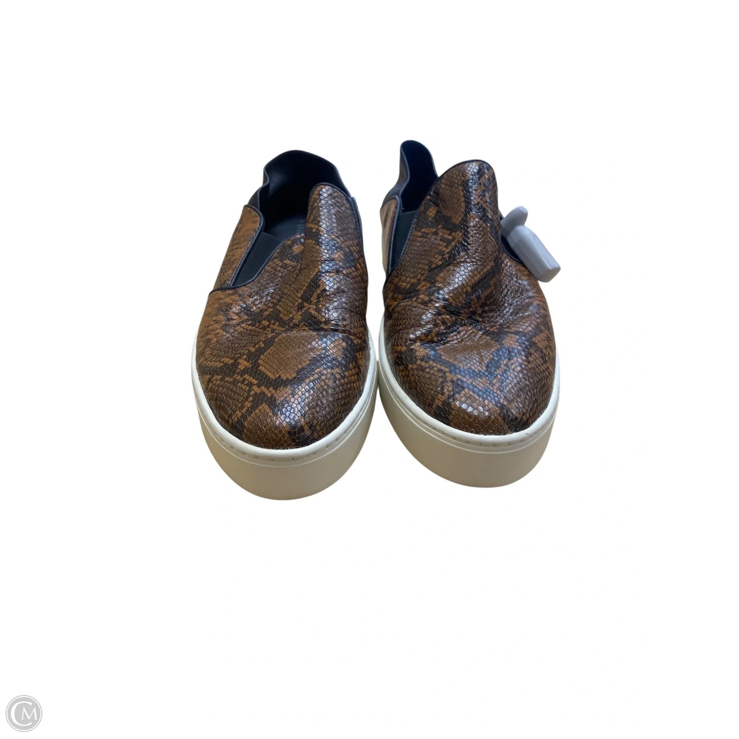 Shoes Flats By Vince In Snakeskin Print, Size: 8