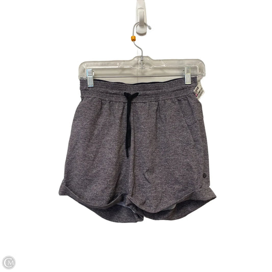 Athletic Shorts By Lululemon In Grey, Size: 4
