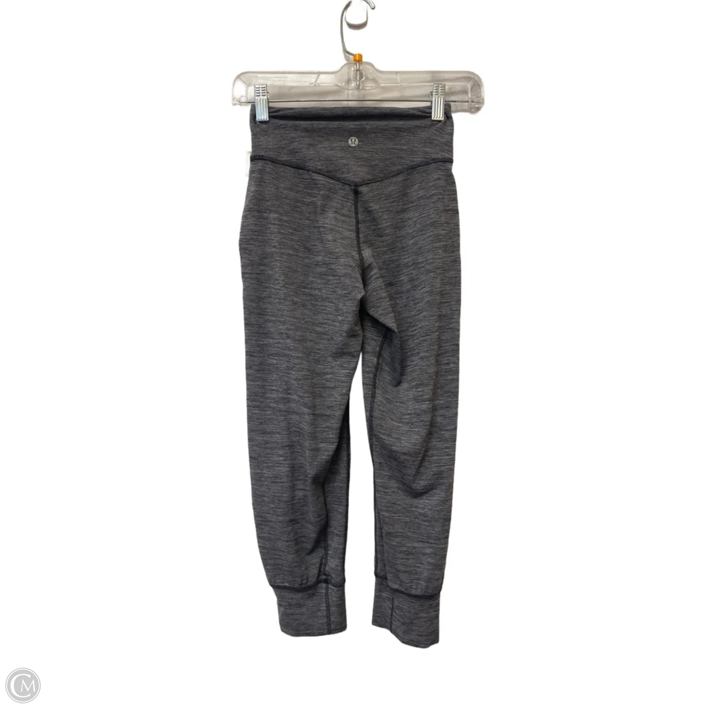 Athletic Leggings By Lululemon In Grey, Size: 0