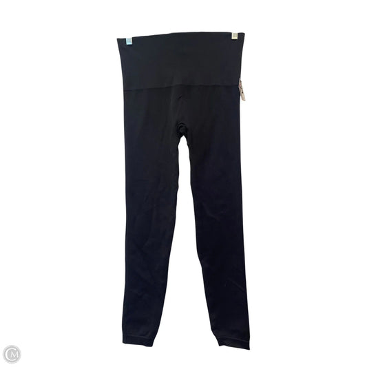 Athletic Leggings By Spanx In Black, Size: L