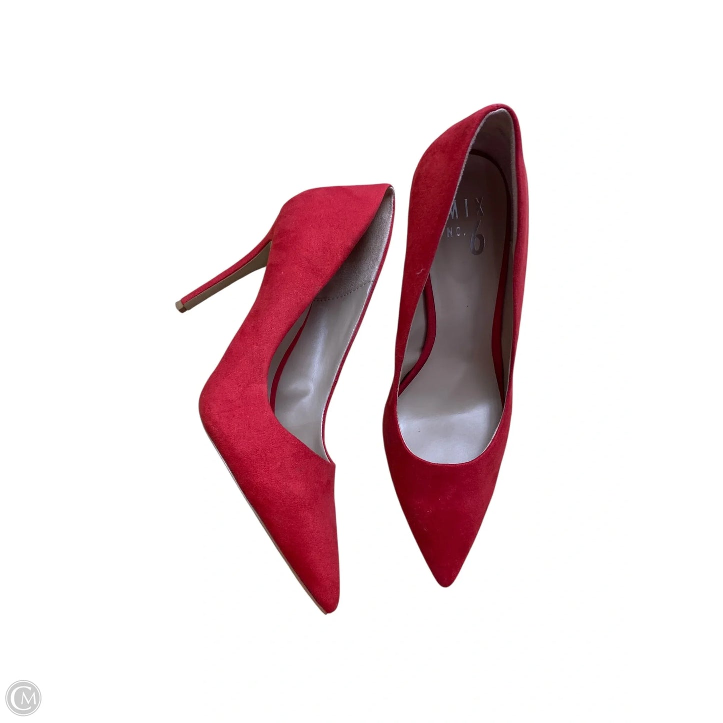 Shoes Heels Stiletto By Mix No 6 In Red, Size: 9.5