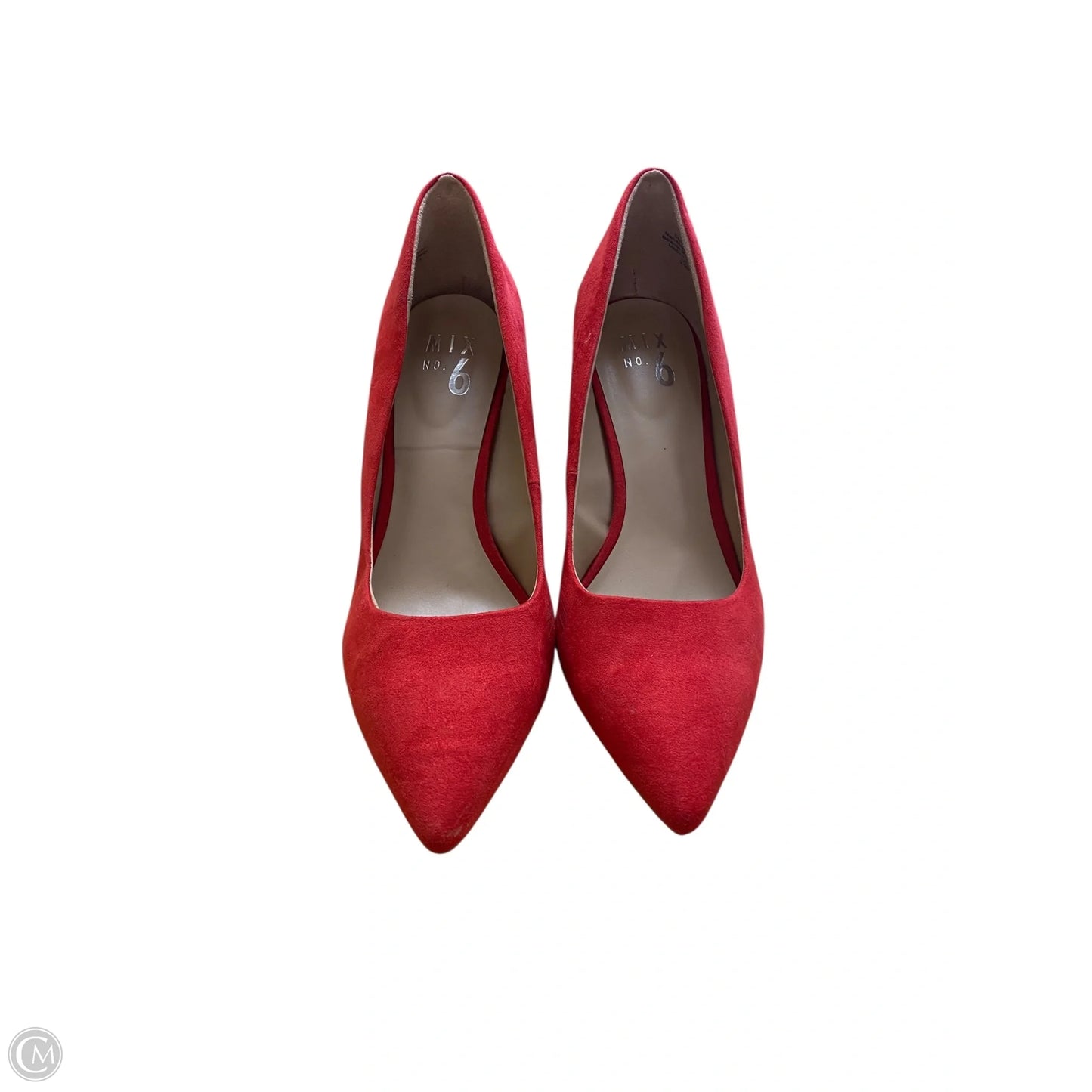 Shoes Heels Stiletto By Mix No 6 In Red, Size: 9.5