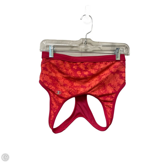 Athletic Bra By Champion In Orange & Pink, Size: M