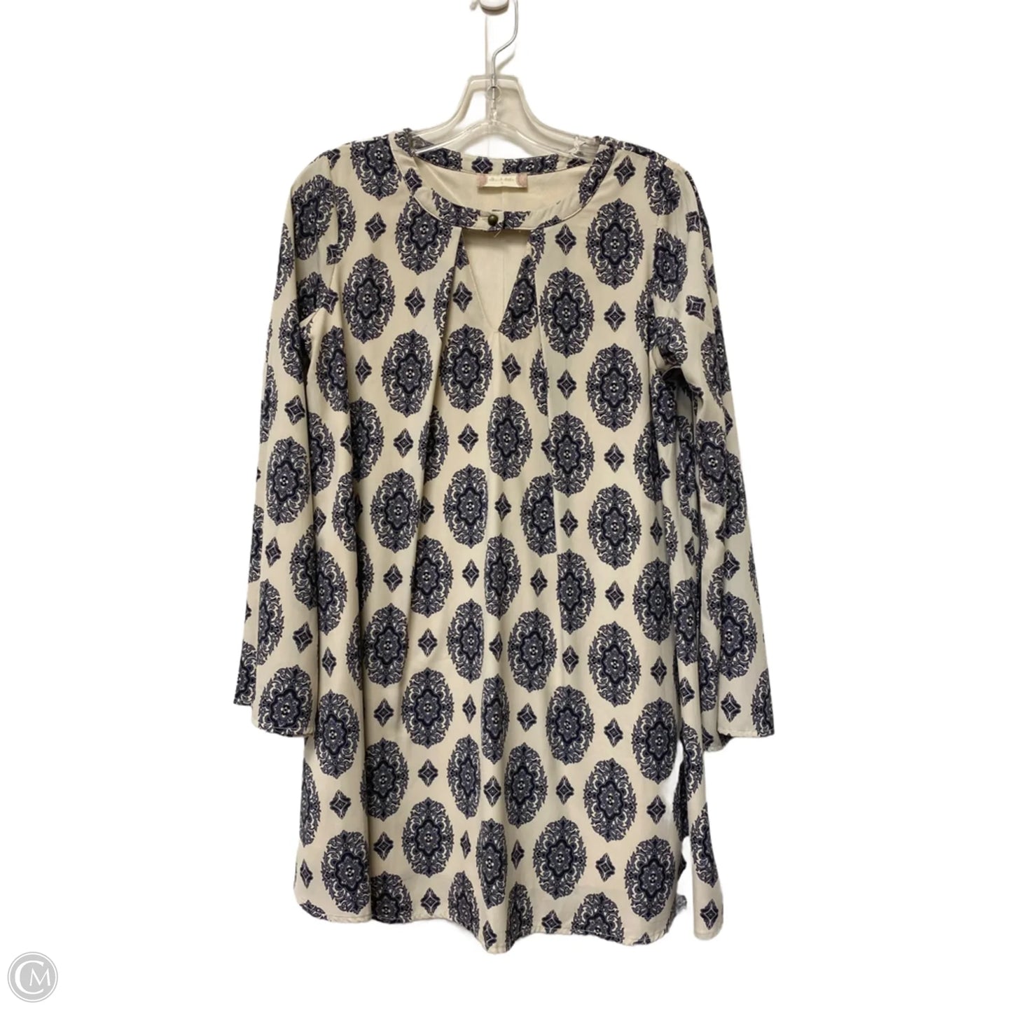 Dress Casual Midi By Altard State In Blue & Cream, Size: S