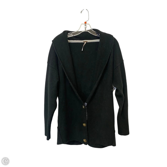 Sweater Cardigan By Free People In Black, Size: Xs