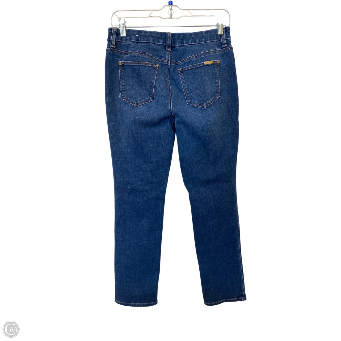Jeans Straight By Chicos In Blue Denim, Size: 0