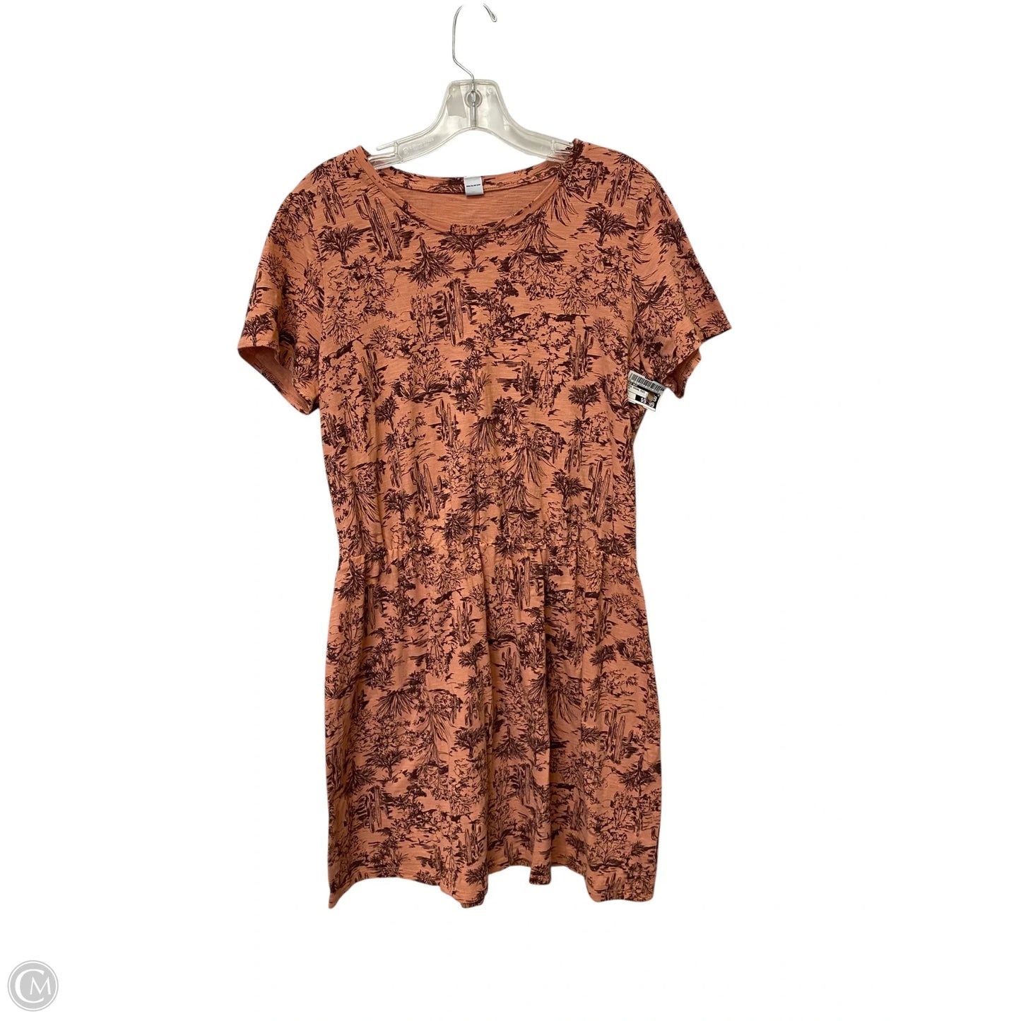 Dress Casual Midi By Old Navy In Pink, Size: L