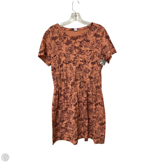 Dress Casual Midi By Old Navy In Pink, Size: L