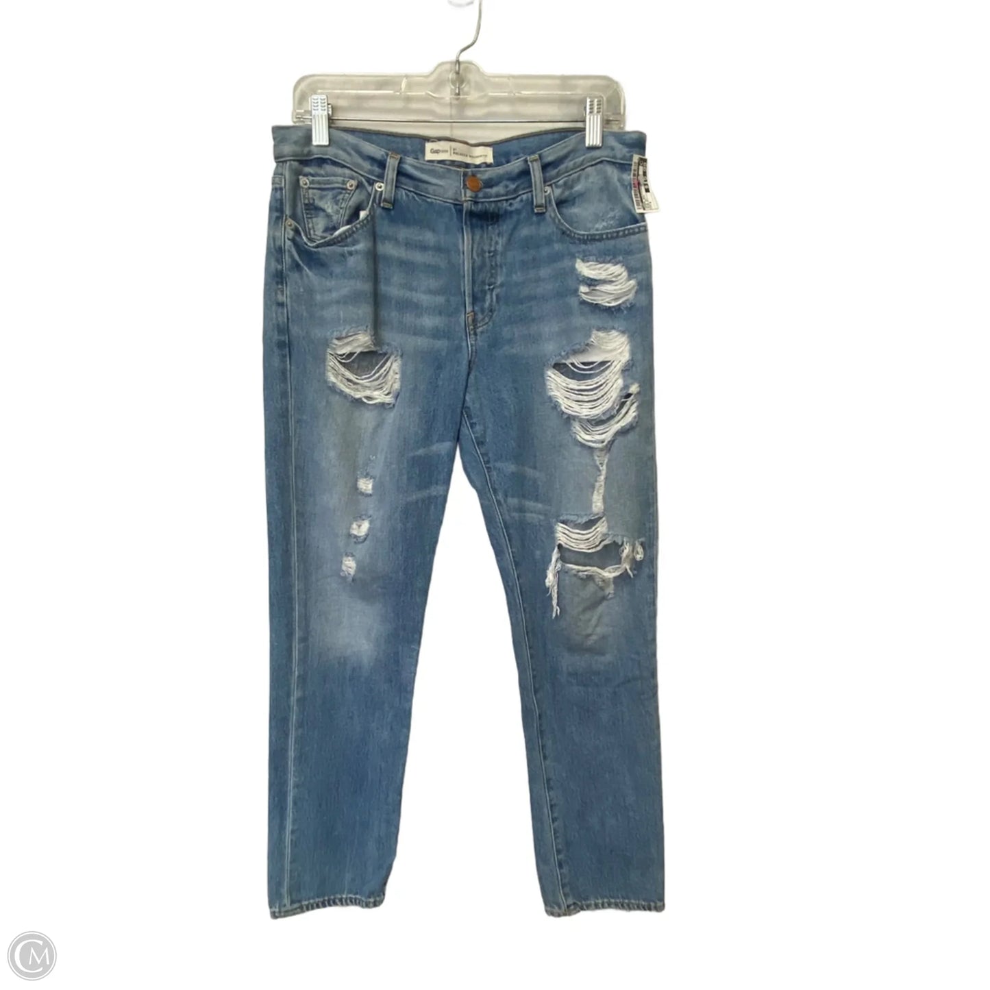 Jeans Boyfriend By Gap In Blue Denim, Size: 4
