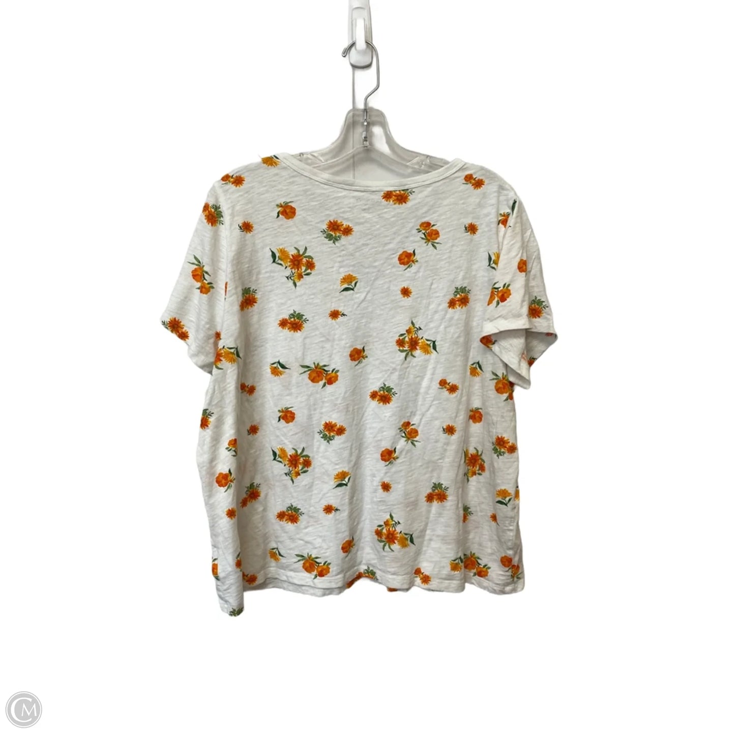 Top Short Sleeve By Old Navy In Floral Print, Size: Xl